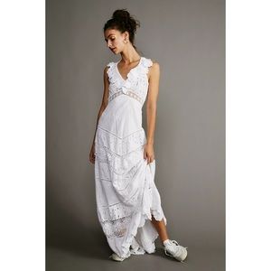 Free People LoveShackFancy Hasina Gown